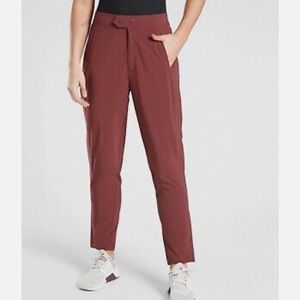 Athleta Uptown Ankle Pant, Cognac Brown